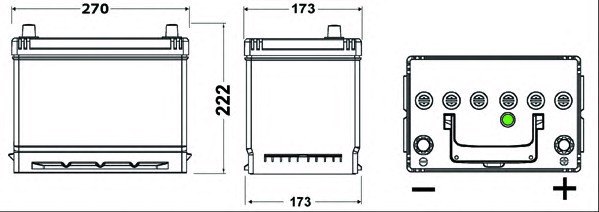 Аккумулятор CENTRA CB704
