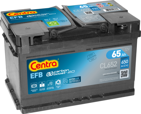 Аккумулятор CENTRA CL652