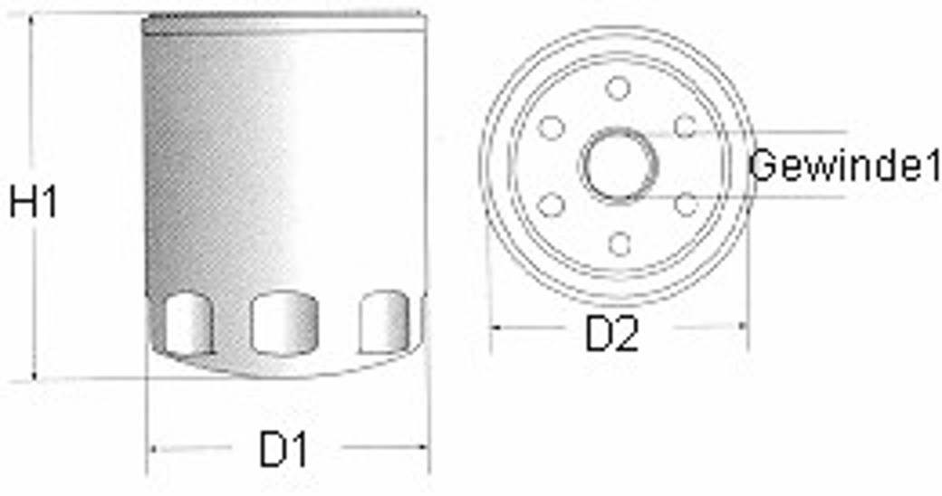 F133/606 CHAMPION Фильтр масляный