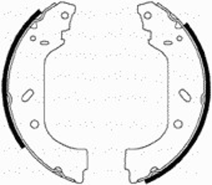 Колодки тормозные барабанные CIFAM 153-074