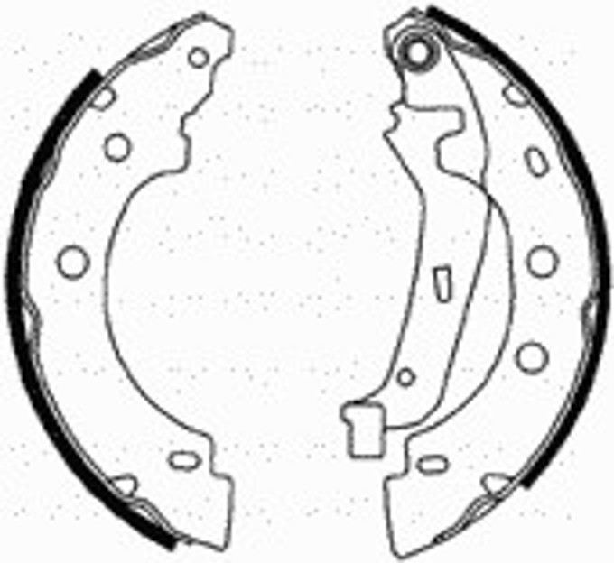 Комплект тормозных колодок CIFAM 153-355