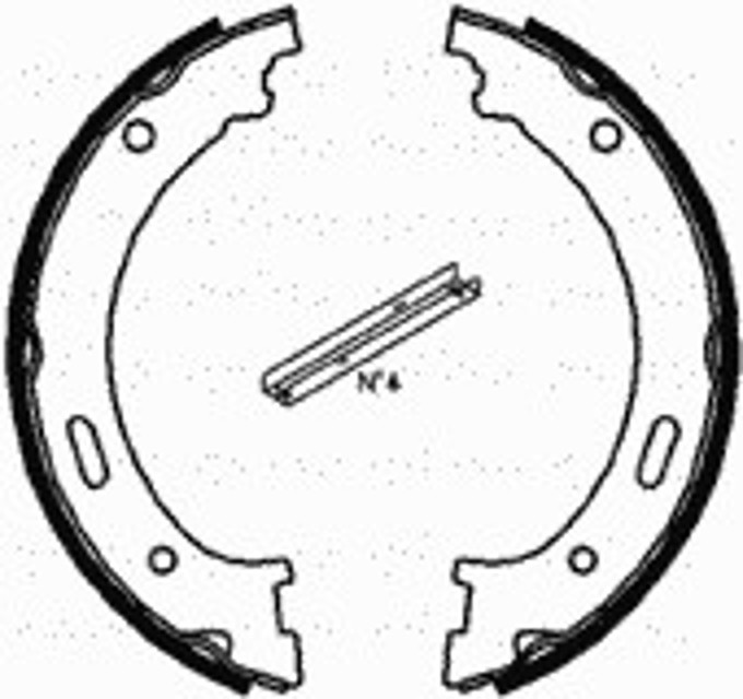 Колодки тормозные барабанные CIFAM 153-361