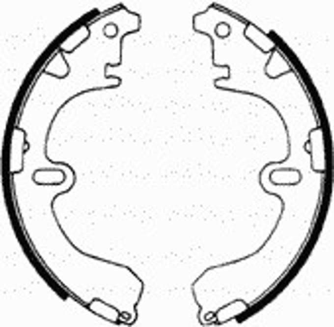 Колодки тормозные барабанные CIFAM 153-423