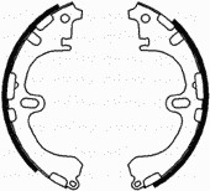 Комплект тормозных колодок CIFAM 153-433