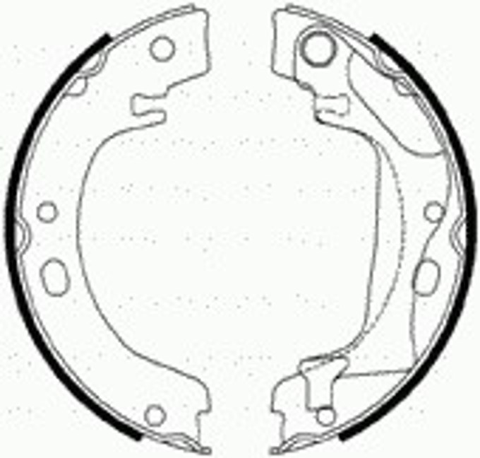 Комплект тормозных колодок стояночная тормозная система CIFAM 153-446