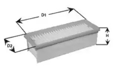 Фильтр воздушный CLEAN FILTERS MA3177