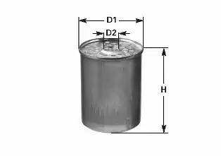 Фильтр топливный CLEAN FILTERS DN222