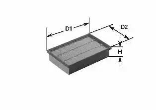 Воздушный фильтр CLEAN FILTERS MA1064