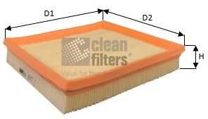Фильтр воздушный seat toledo iv (kg3) 1.6i 15- CLEAN FILTERS MA3477
