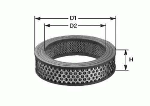 Фильтр воздушный renault 19 i 88-92 19 i cabriolet 91-92 19 i chamade 89-92 19 i фургон CLEAN FILTERS MA617