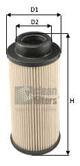 MG1678 CLEAN FILTERS Фильтр топливный SCANIA: 4-Series 124C/470-T124L/470 00-, P,G,R,T-Series G270-G480/P270-P480/R270-R480/T470 04-