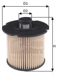 Фильтр топливный citroen berlingo 1.6bluehdi 14- c3 ii 1.6bluehdi 14- CLEAN FILTERS MG3629