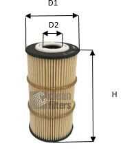 Фильтр масляный mercedes-benz c-class (s205/w205) c180bluetec/c200bluetec 14- CLEAN FILTERS ML4565