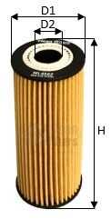Фильтр масляный bmw 1-serie (f20/f21) 114-125i/d 15- 2-serie (f22/f23/f87) 218-230i/d 14- 3-serie (f30/f31/f34/f80) 318-330i/d 15- 5-serie (f10/f11) 518d/520d 14- CLEAN FILTERS ML4582