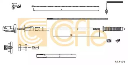 Трос газа COFLE 10.1177