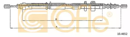 Трос стояночного тормоза COFLE 10.4652