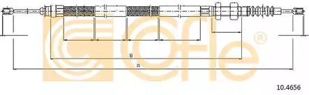 Трос стояночного тормоза COFLE 10.4656