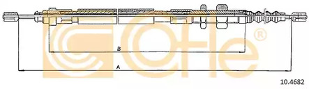 Трос стояночного тормоза COFLE 10.4682