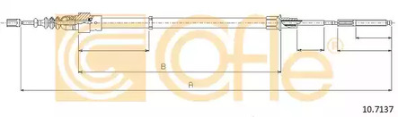 Трос стояночного тормоза COFLE 10.7137