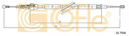 Трос стояночного тормоза COFLE 10.7506