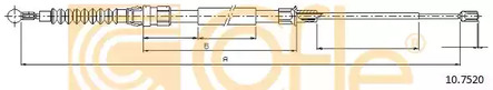 Трос стояночного тормоза COFLE 10.7520