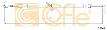 Трос стояночного тормоза COFLE 10.9868