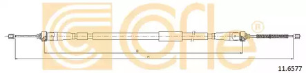 Трос стояночного тормоза COFLE 11.6577