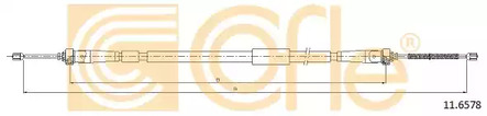 Трос стояночного тормоза COFLE 11.6578