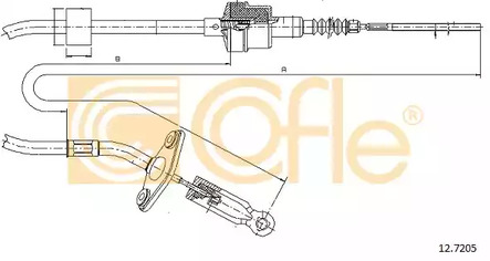 Трос сцепления COFLE 12.7205