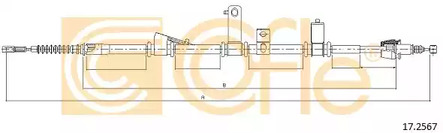 Трос стояночного тормоза COFLE 17.2567