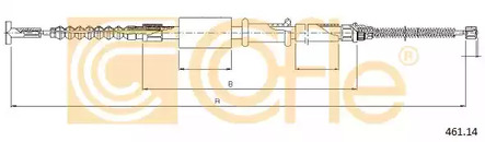 Трос стояночного тормоза COFLE 461.14