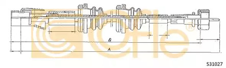Трос спидометра COFLE S31027
