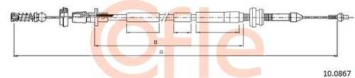Трос газа COFLE 92.10.0867