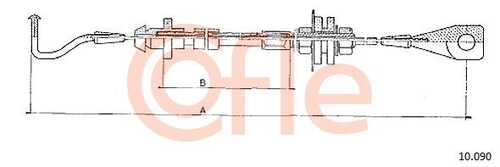92.10.090 COFLE Трос газа