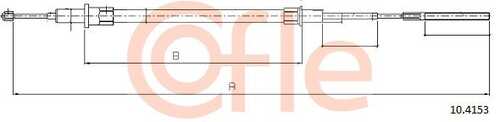 92.10.4153 COFLE Тросик, cтояночный тормоз