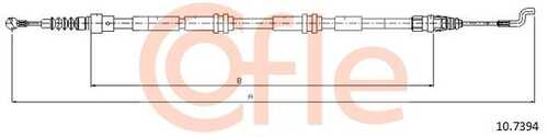 92.10.7394 COFLE Тросик, cтояночный тормоз
