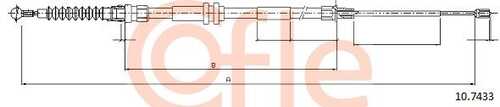 92.10.7433 COFLE Тросик, cтояночный тормоз