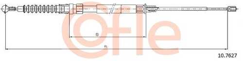 92.10.7627 COFLE Тросик, cтояночный тормоз
