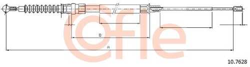 92.10.7628 COFLE Трос стояночного тормоза