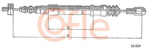 92.10.824 COFLE Трос стояночного тормоза
