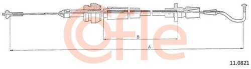 Трос газа COFLE 92.11.0821