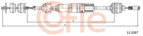 92.11.3267 COFLE Трос сцепления