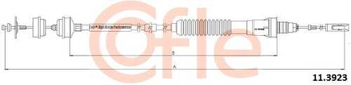 Трос, управление сцеплением COFLE 92.11.3923