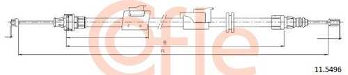 92.11.5496 COFLE Тросик, cтояночный тормоз