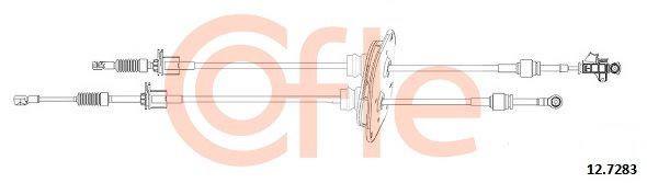 92.12.7283 COFLE Трос КПП
