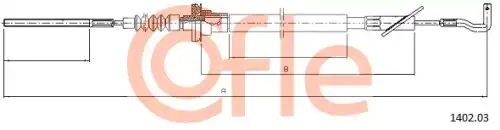 92.1402.03 COFLE 92.1402.03_Трос сцепления FI FRIZ FUNE SEICENTO 1,1 RHD