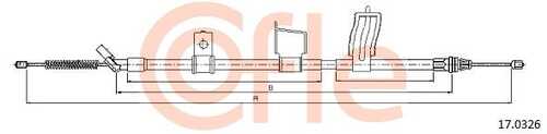 92.17.0326 COFLE Тросик, cтояночный тормоз