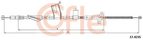 92.17.4235 COFLE Трос стояночного тормоза