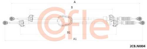 92.2CB.NI004 COFLE Трос КПП