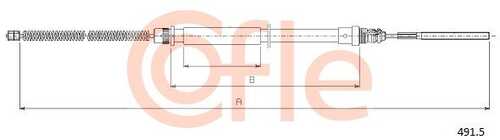 92.491.5 COFLE Тросик, cтояночный тормоз